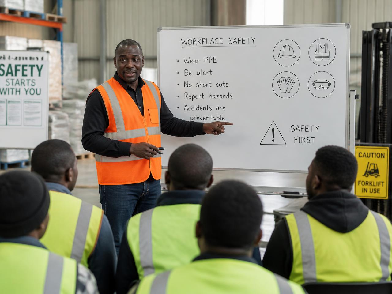 Safety training session